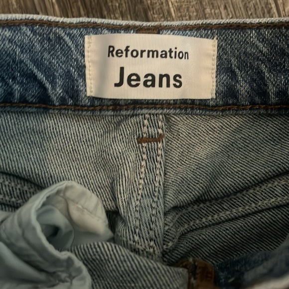 Reformation raw hem skinny jeans size 23 - Picture 4 of 4